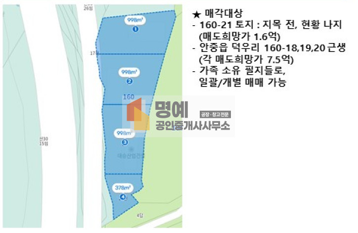 경기 평택시 안중읍 덕우리 저렴한 토지 매매 114평 매매 매물번호 10528 사진 3