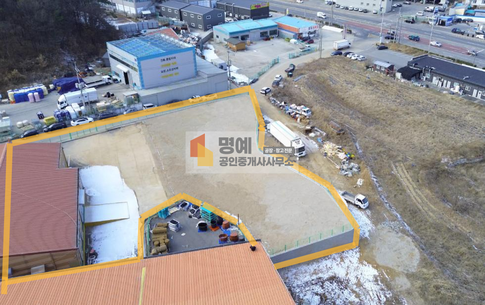 경기 평택시 오성면 죽리 오성 162평 층고 낮은 넓은 마당 월세 매물번호 10270 사진 2
