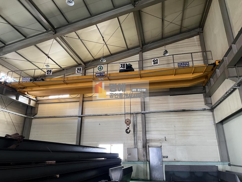 경기 화성효행구 정남면 계향리 7동 화성 정남면 I 160평, 호이스트 2 (7.5t, 5t), 315번 도로 접함, 대형차 가능 월세 매물번호 10849 사진 4