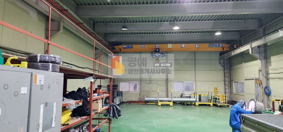 충남 천안서북구 직산읍 모시리 E동 건물110평, 호이스트, 사무실, 트레일러 진입, 월세 매물번호 10387 사진 2