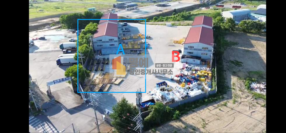 경기 평택시 도일동 평택 송탄IC I 건129평, 2동 임대가능, 추레라 가능, 넓은 마당, 야적가능, 창고 추천 월세 매물번호 11005 사진 1