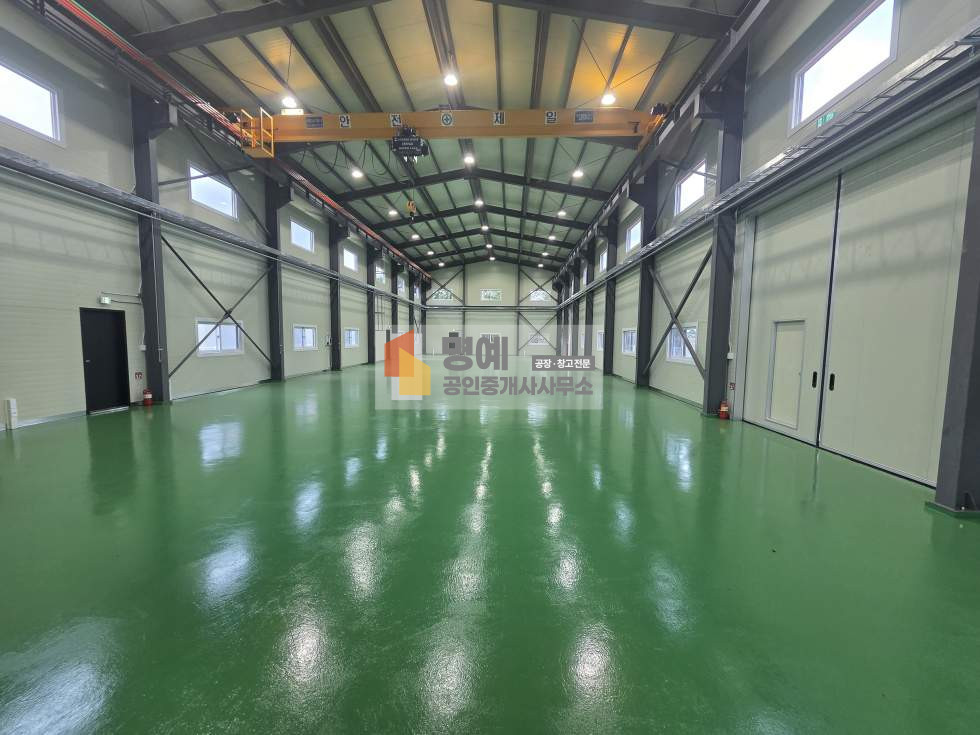 충남 천안서북구 직산읍 군서리 천안 직산 공장임대 건물150평대 단독마당 대형차진입 호이스트 신축 월세 매물번호 10945 사진 12
