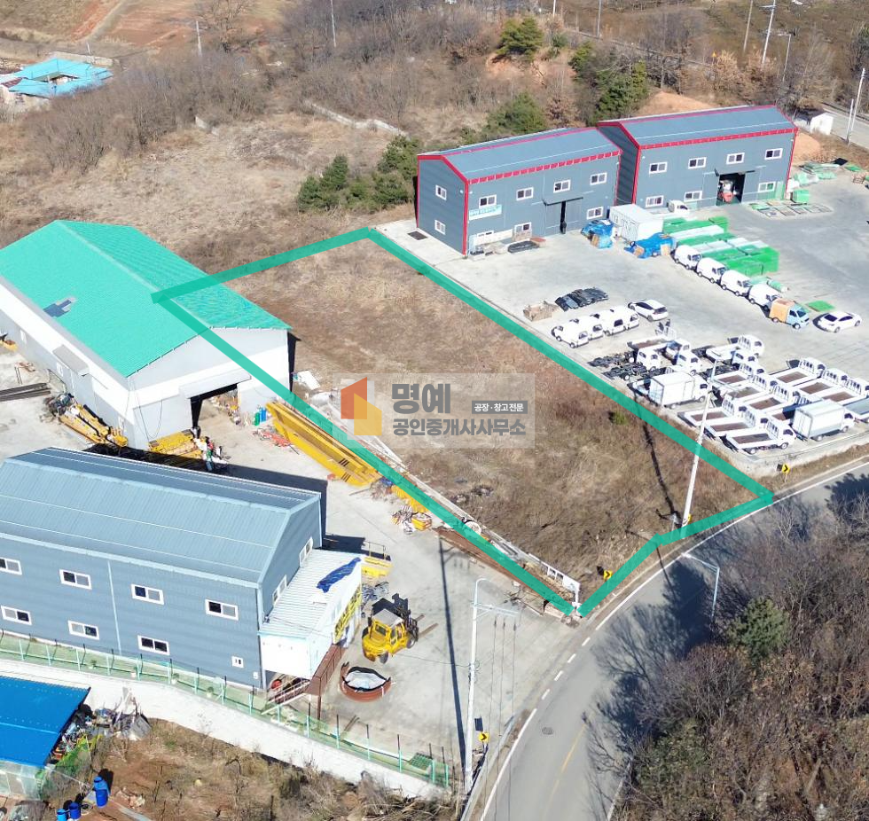 경기 평택시 포승읍 석정리 토지 400평 주차장 및 야적장 가능 월세 매물번호 10582 사진 2