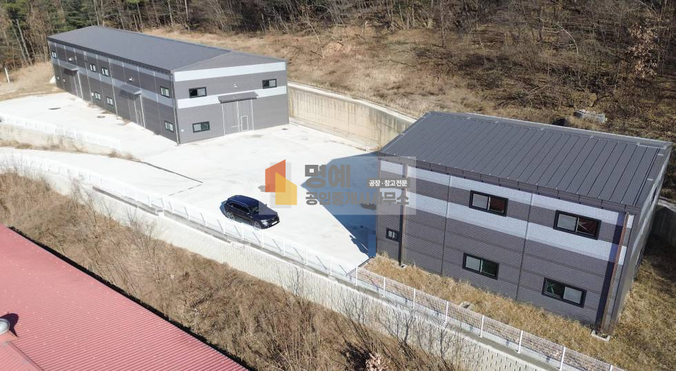 경기 안성시 원곡면 칠곡리 가동 신축 2개동 259평, 넓은 마당 월세 매물번호 10537 사진 1