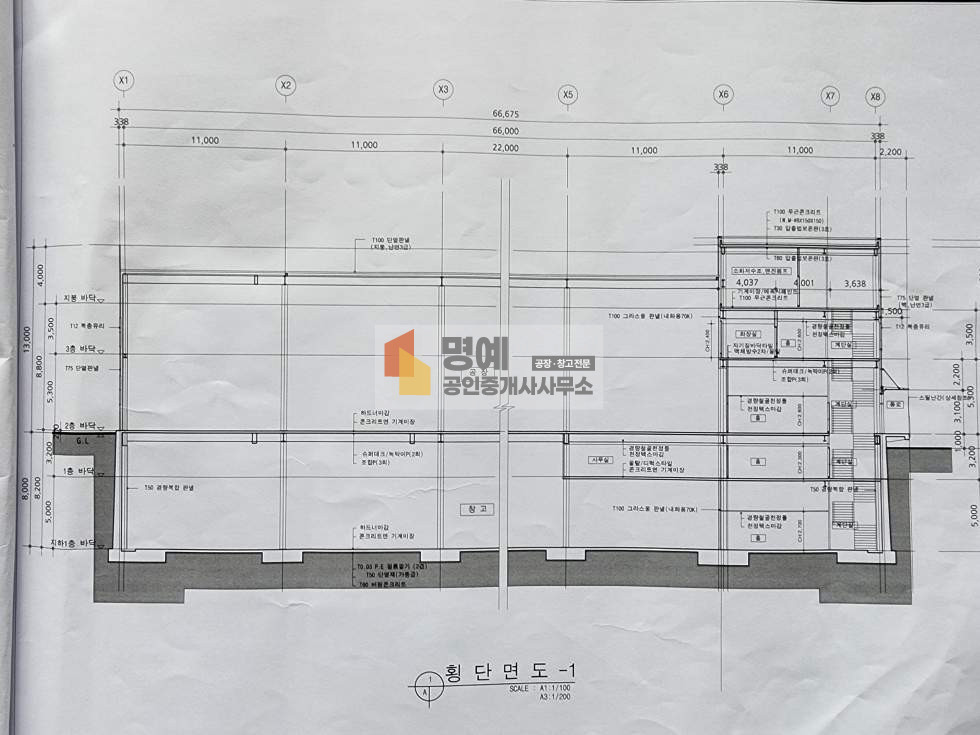 경기 용인처인구 남사읍 봉명리 용인 남사 창고 임대 I 1층 건물720평, B1층 655평(창고) 1층 65p(사무실) 남사.진위 IC 인근 물류창고. 월세 매물번호 10994 사진 4