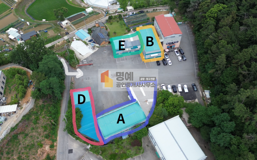경기 용인처인구 남사읍 통삼리 제1,제2,제4,제5,제6동 용인 남사 공장 임대 I 건물158평(93+65), 넓은 공동 마당, 동탄 인근, 추레라 가능 월세 매물번호 11056 사진 1