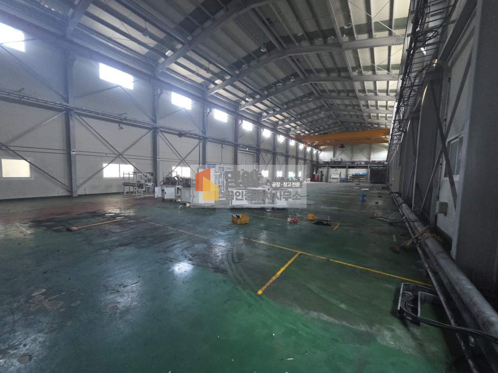 충남 아산시 둔포면 신양리 1,2,3동 아산 둔포 공장임대 건물700평대 대형공장 임대(매매가능) 호이스트 대형차진입가능 고전력 월세 매물번호 11054 사진 3
