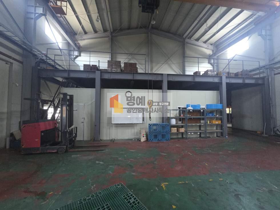 충남 아산시 둔포면 신양리 1,2,3동 아산 둔포 공장임대 건물700평대 대형공장 임대(매매가능) 호이스트 대형차진입가능 고전력 월세 매물번호 11054 사진 5